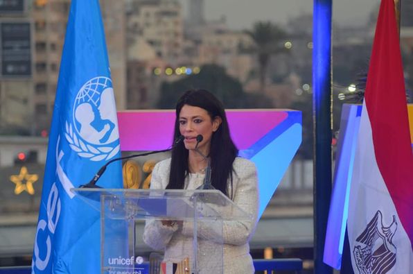 بالصور ..  المشاط تشارك في احتفالية مرور 75 عامًا على تأسيس منظمة الأمم المتحدة للطفولة “اليونيسيف”