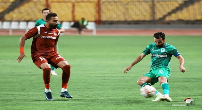 المصري يفوز على المقاصة بثلاثية ويرتقي للمركز الرابع بالدوري