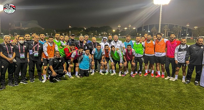المنتخب يواصل تدريباته استعداد للقاء السودان السبت المقبل