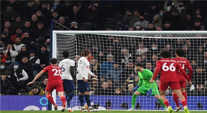 ليفربول يتعادل مع توتنهام 2-2 في الدوري الإنجليزي