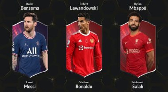 محمد صلاح في القائمة النهائية لجائزة “جلوب سوكر” لأفضل لاعب في العالم 2021