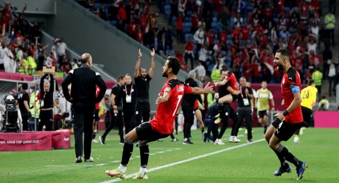 منتخب مصر يتأهل لنصف نهائي كأس العرب على حساب الأردن