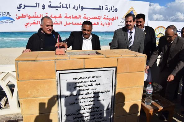 بالصور.. وزير الموارد المائية والرى يزور مطروح لتفقد مشروعات الموارد المائية والرى بالمحافظة