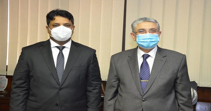 بالصور..وزير الكهرباء والطاقة المتجددة المصرى يجتمع مع نظيره اليمني لبحث مجالات التعاون