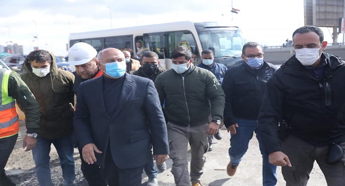خلال تفقده الطريق الدائرى .. الوزير : الانتهاء من تطوير نفق كارفور بالمعادي يناير 2022
