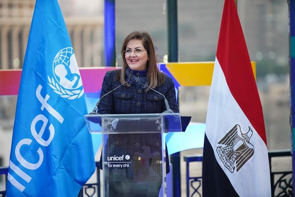 بالصور .. وزيرة التخطيط والتنمية الاقتصادية تشارك بالاحتفال بمناسبة مرور ٧٥ عام على تأسيس اليونيسيف