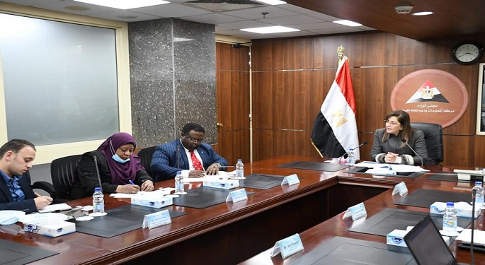وزيرة التخطيط والتنمية الاقتصادية تلتقي وفد التحالف الأفريقي للمناخ