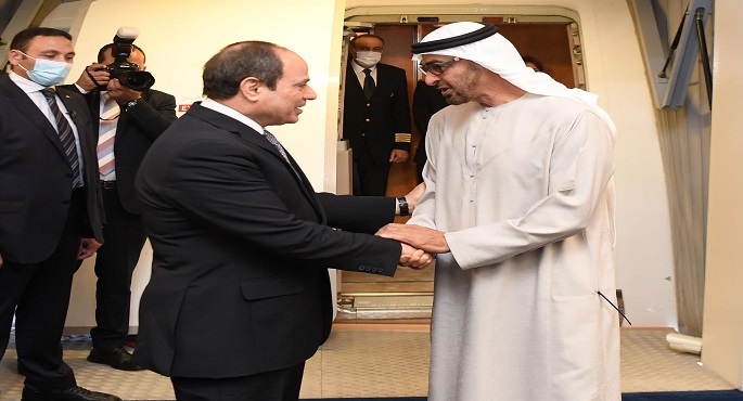 السيسي يعود إلى أرض الوطن بعد زيارته إلى دولة الإمارات العربية المتحدة
