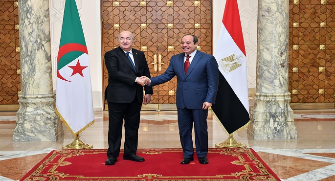 في بيان مشترك.. الرئيسان السيسي وتبون يوجهان بتكثيف التنسيق لتفعيل آليات العمل العربي