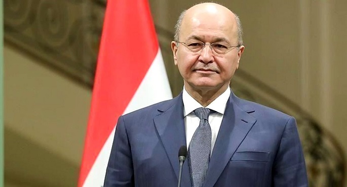 الرئيس العراقي: الهجوم الإرهابي في ديالي محاولة فاشلة لاستهداف الأمن