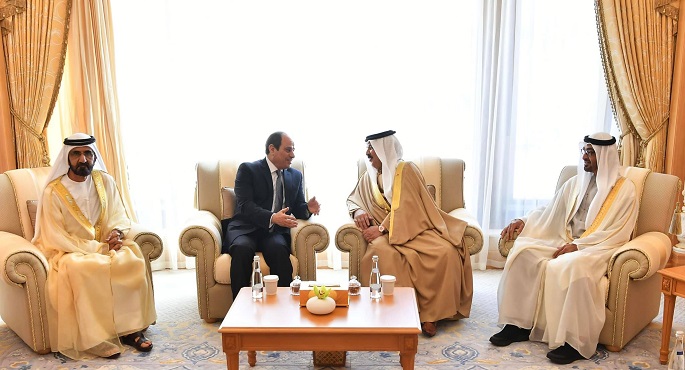 بالصور.. الرئيس السيسي يشارك في مباحثات رباعية بالإمارات لبحث التحديات التي تواجه المنطقة