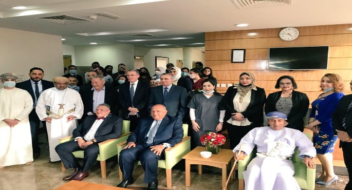 بالصور..شكري و وزير الخارجية العماني يفتتحان المستشفى العربي التخصصي