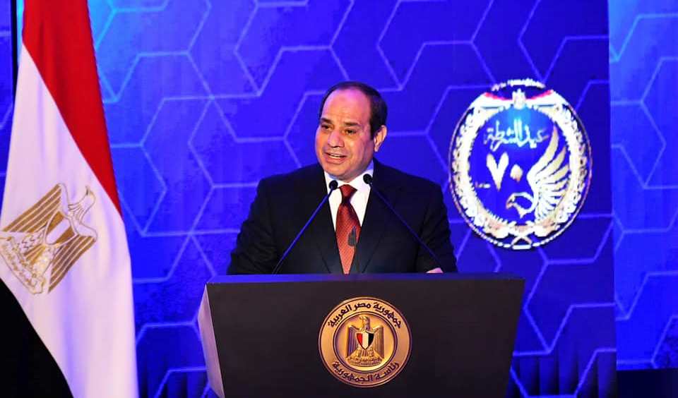 السيسي فى عيد الشرطة: غايتنا الحفاظ على بقاء الدولة وحفظ أمن وأمان المواطنين