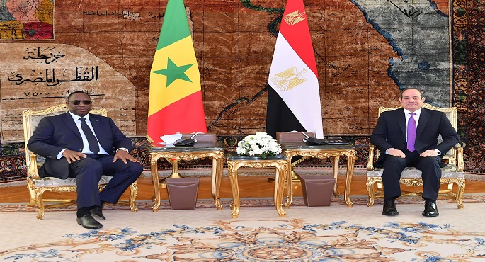 بالفيديو و الصور .. الرئيس السيسي يستقبل نظيره السنغالي فى قصر الاتحادية
