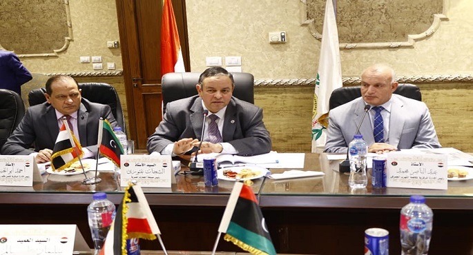 بالصور..وزير المالية يستعرض نتائج اجتماع اللجنة الجمركية المصرية الليبية