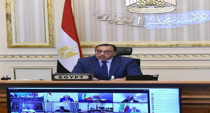 بالصور..نيابة عن الرئيس السيسي.. مدبولي يلقى كلمة خلال اجتماع  لمكتب قمة الاتحاد الأفريقي