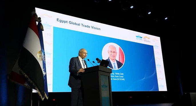 هيئة قناة السويس المصرية تستعرض خططها التطويرية في «إكسبو»