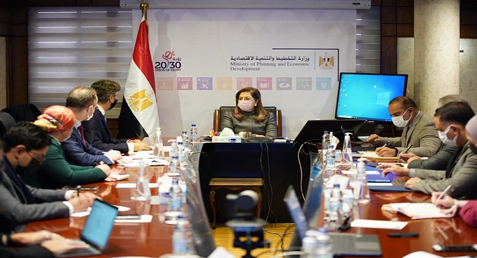 بالصور.. وزيرة التخطيط تلتقي الممثل المقيم لبرنامج الأمم المتحدة الإنمائي