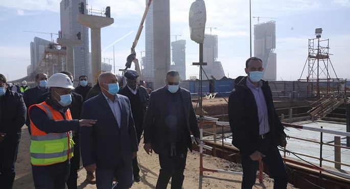 وزير النقل يتابع معدلات تنفيذ مشروع مونوريل العاصمة الإدارية الجديدة و يتفقد ورش  الصيانة