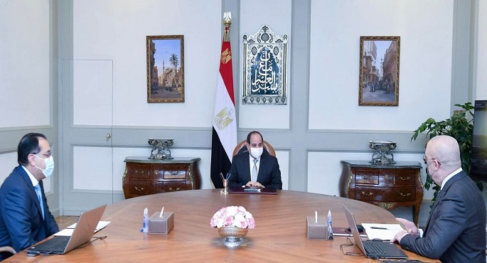 الرئيس السيسي يتابع الموقف التنفيذي لمشروعات الإسكان وتطوير محافظة القاهرة