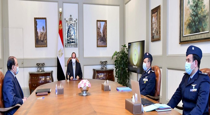الرئيس السيسي يتابع الموقف التنفيذي للمشروع القومي للإنتاج الزراعي “مستقبل مصر”