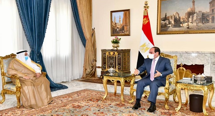 الرئيس السيسي يؤكد دعم مصر الكامل لأمن واستقرار الكويت