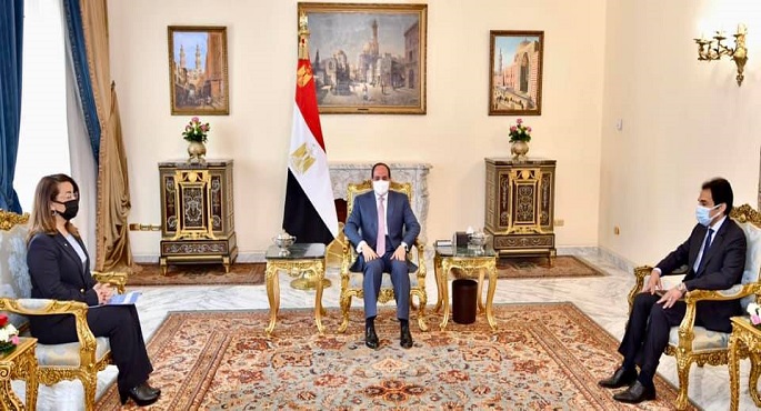 الرئيس السيسي يؤكد دعم مصر لدور الأمم المتحدة فى مكافحة الجريمة والمخدرات والإرهاب
