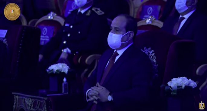 الرئيس السيسي يشهد الاحتفال بعيد الشرطة الـ70