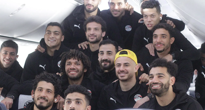 بالصور .. منتخب مصر يطير للكاميرون سعياً وراء اللقب الثامن