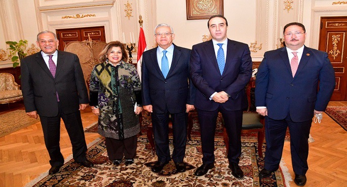 بالصور.. المستشار حنفي جبالي يستقبل رئيسة المجلس القومي لحقوق الإنسان