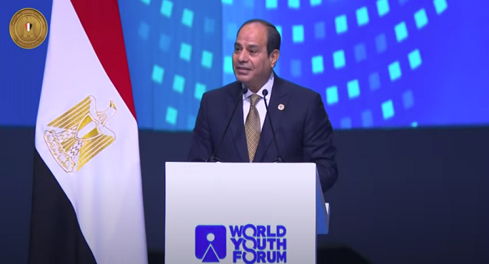 بالفيديو .. السيسي يدعو العالم لتجاوز تحديات البقاء وإنهاء الأزمات الراهنة