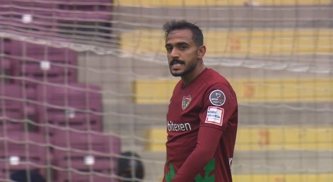 كهربا يشارك في تعادل هاتاي وريزا سبور في الدوري التركي