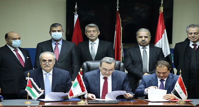 توقيع اتفاق وزاري ثلاثي لاستيراد لبنان الكهرباء من الأردن عبر سوريا