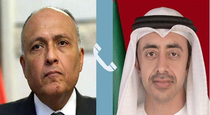 وزير الخارجية يؤكد تضامن مصر مع الإمارات ضد أي استهداف لاستقرارها
