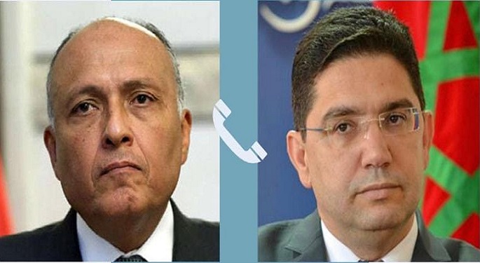وزير الخارجية يبحث هاتفياً مع نظيره المغربي تعزيز التنسيق والتشاور الثنائي