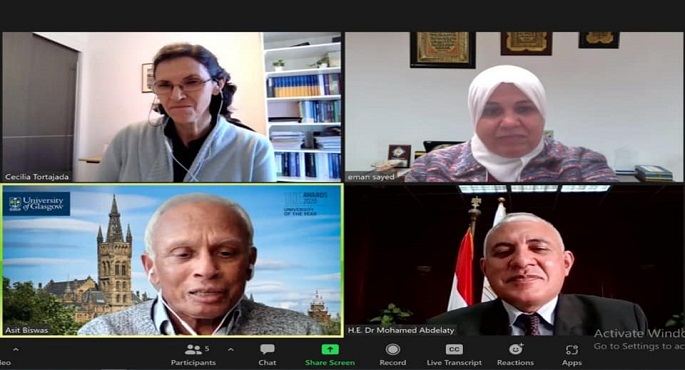 بالصور.. وزير الرى يبحث مع المبعوث الهولندى للمياه  سُبل تنسيق الجهود الأممية فى دعم قضايا المياه والمناخ
