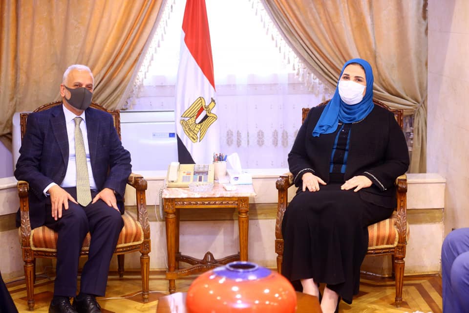 بالصور..القباج تستقبل وزير التنمية الاجتماعية الأردني لمناقشة بروتوكول التعاون بين البلدين