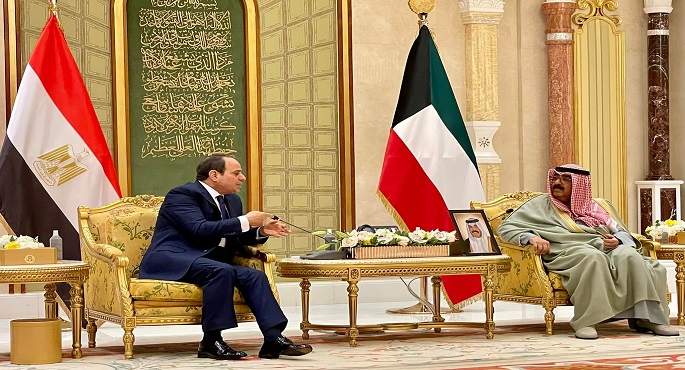 خلال لقائه ولي العهد الكويتي.. السيسي يؤكد حرص مصر على تطوير التعاون الوثيق والمتميز بين البلدين