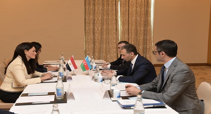 بالصور.. رئيسا اللجنة المصرية الأذرية المُشتركة يعقدان جلسة مباحثات ثنائية قبيل انعقاد فعاليات اللجنة