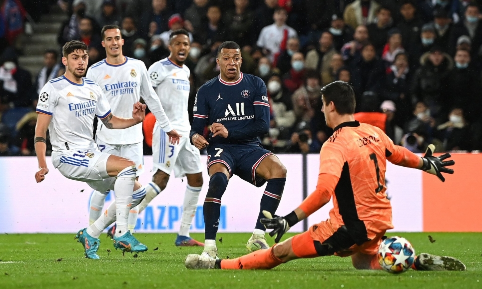 “مبابي” يقود باريس سان جيرمان لفوز قاتل على ريال مدريد 1-0 بأبطال أوروبا