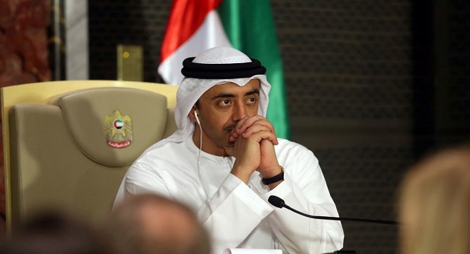 وزير الخارجية الإماراتي: ندعو لوقف التصعيد الخطير في المنطقة