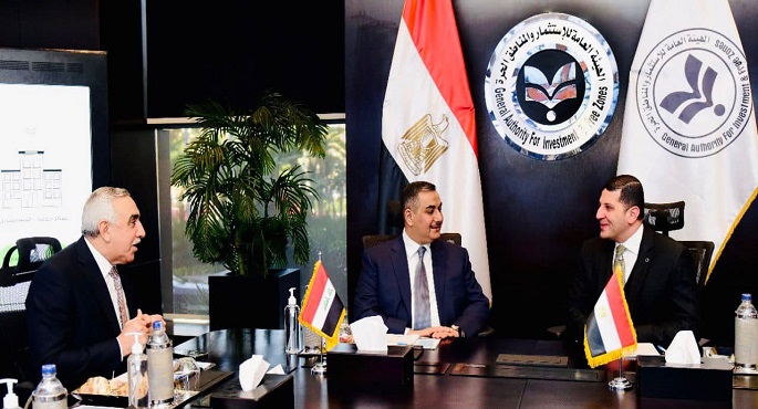 بالصور.. الرئيس التنفيذي لهيئة الاستثمار يبحث مع محافظ البنك المركزي العراقي آلية تفعيل التعاون