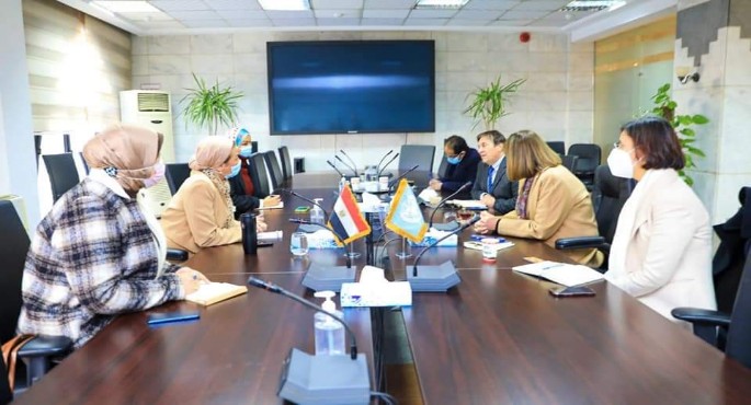 بالصور.. وزيرة البيئة تناقش مع ممثلي الأمم المتحدة دعم مبادرة حياة كريمة وربطها بإجراءات مواجهة تغير المناخ