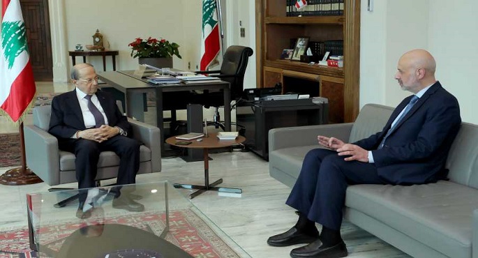 الرئيس اللبناني يبحث مع وزير الداخلية التحضيرات الجارية للانتخابات النيابية