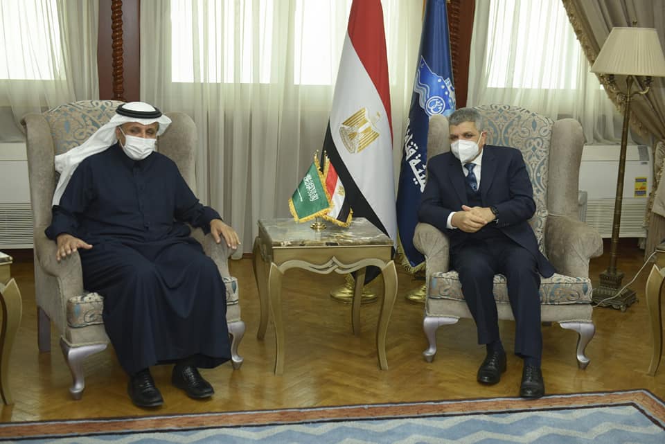 بالصور.. الفريق ربيع يلتقي رئيس الهيئة العامة للنقل السعودي لبحث سبل التعاون المشترك