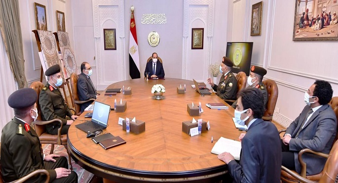 بالصور.. الرئيس السيسي يتابع الموقف التنفيذي لعدد من مشروعات الهيئة الهندسية على مستوى الجمهورية
