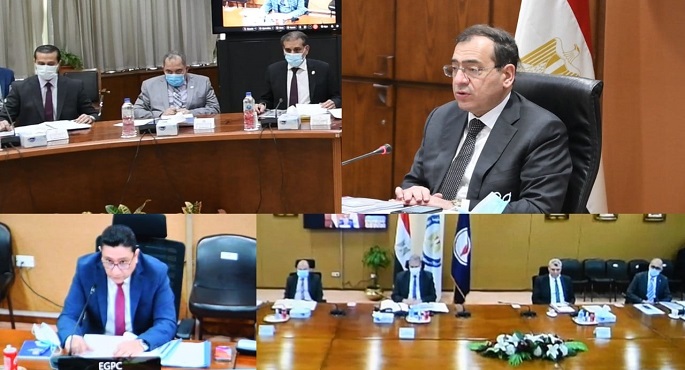 وزير البترول: الإسراع بتوسعات ميناء الحمراء البترولى لمواكبة الطفرة التنموية بالعلمين الجديدة