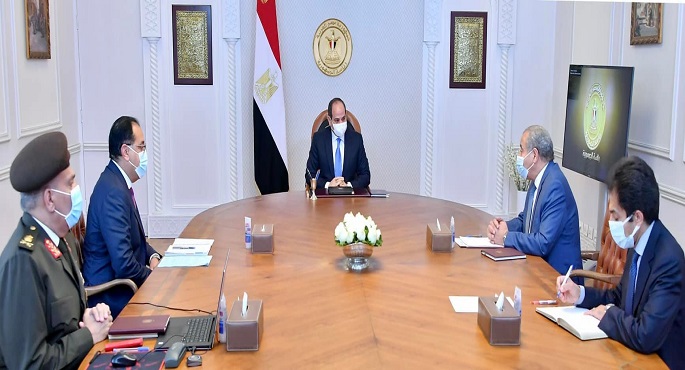 الرئيس السيسي يوجه بالمحافظة على استمرارية المخزون الاستراتيجي للدولة من السلع الغذائية الرئيسية