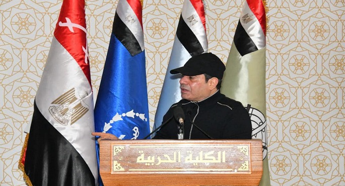 بالصور .. خلال جولة تفقدية للكلية الحربية .. الرئيس السيسي يوجه الطلبة بالتحلي بالقيم النبيلة للقوات المسلحة المصرية