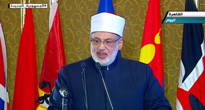 وكيل الأزهر يؤكد ان الرئيس السيسي يعمل على ترسيخ وإعلاء قيم التعايش والتسامح